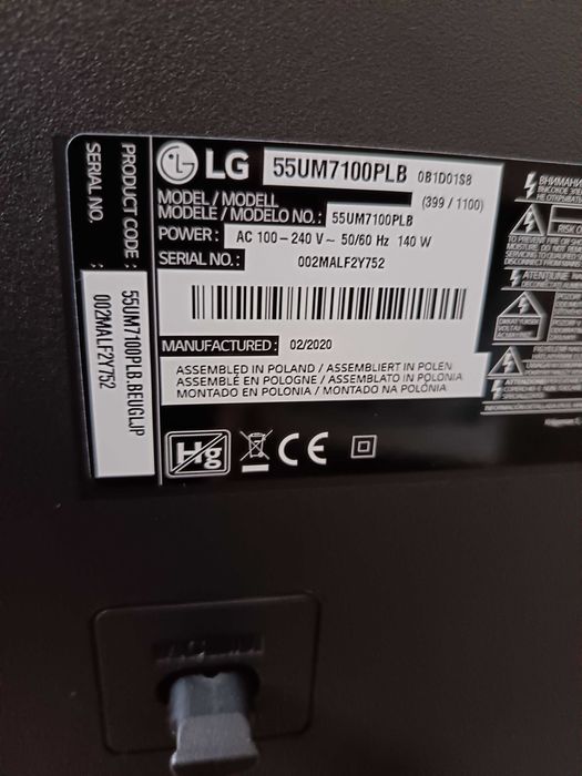 Snart TV LG diagonala 139