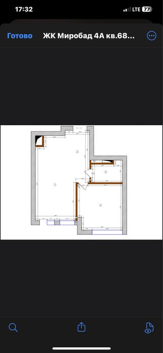 Mirabad Avenue 58 m2, Первая линия