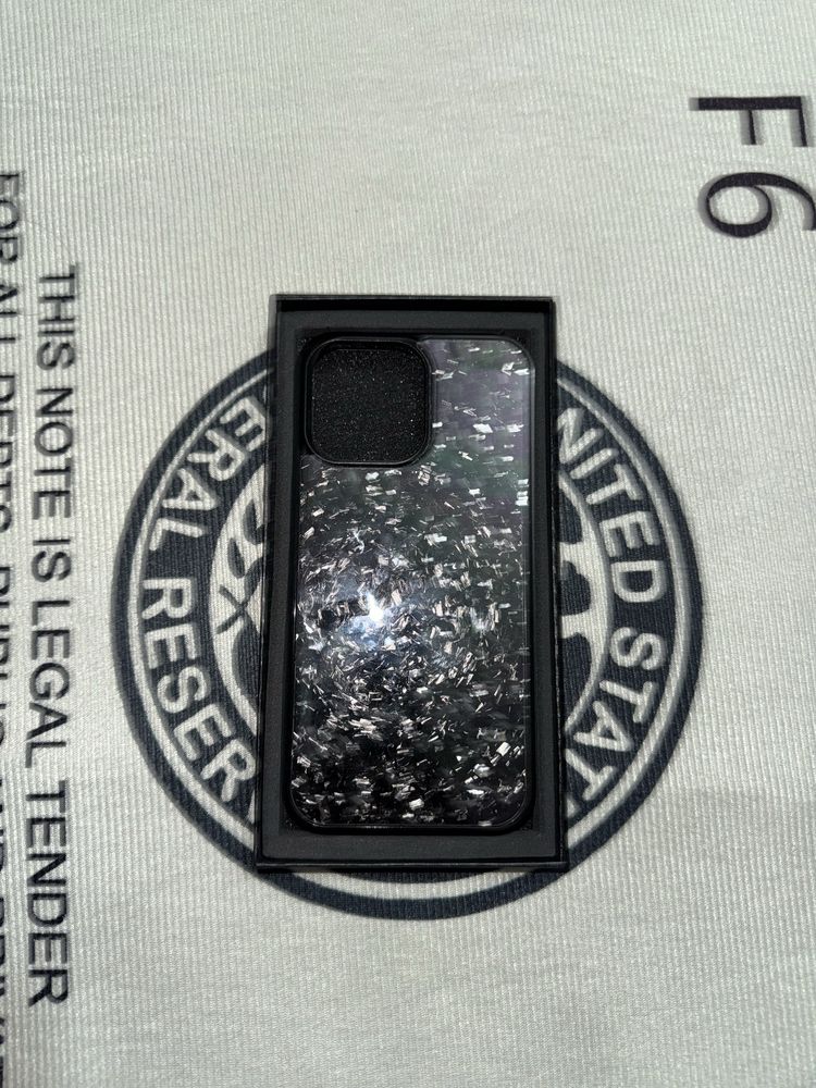 Чехол, кованный карбон  16 pro max | Carbon Case