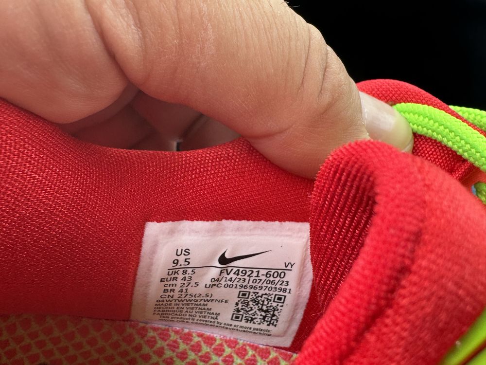 Nike Kobe VI Protro  bright crimson 2023.  Nr43 ( europa ) 27.5 cm Noi