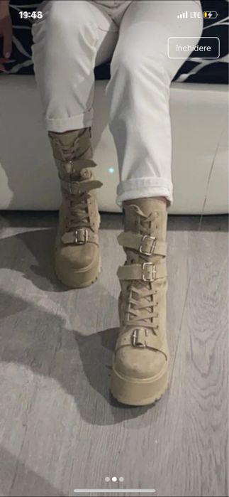 ghete crem marimea 36