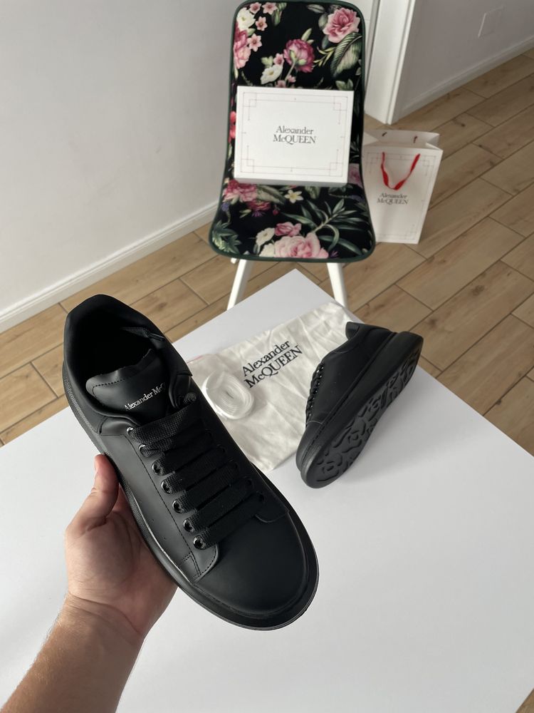 Adidasi / Sneakers Alexander McQueen Black | Piele Naturala |