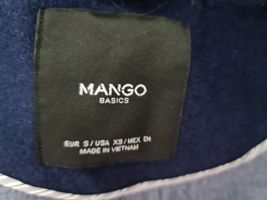 Вълнено късо палто Mango