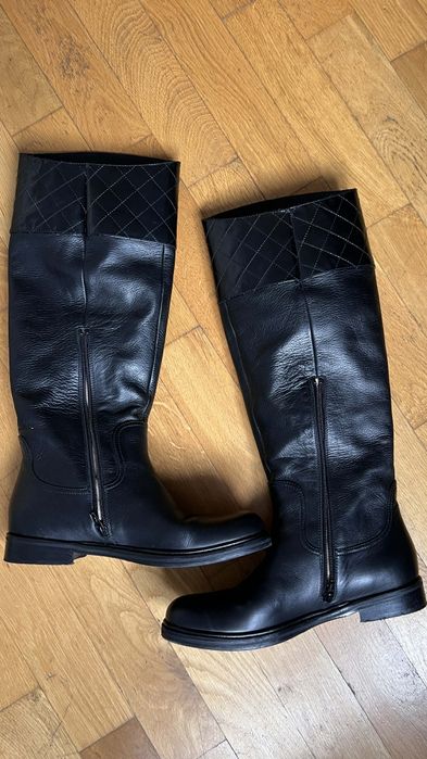 Cizme din piele dama Musette marimea 39