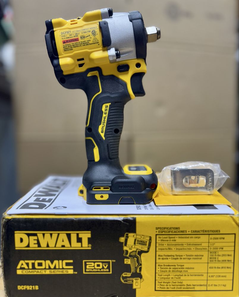 Винтоверт, шуруповерт ударный гайковерт DeWALT DCF921, оригинал, новый