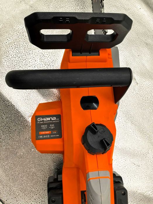 Fierastrau cu lant Haina 98V dublu acumulator 599 lei