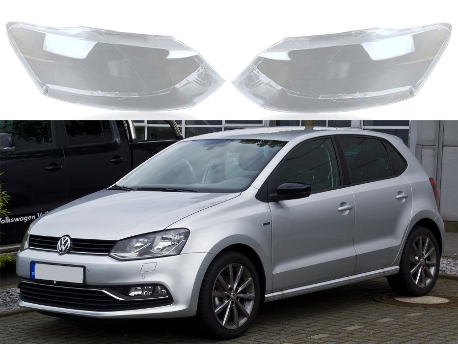 Комплект Стъкла за фарове на VW Polo 6C / VW Polo AW