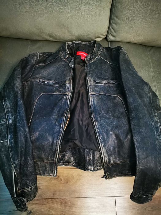 Geaca din piele moto Kenvelo