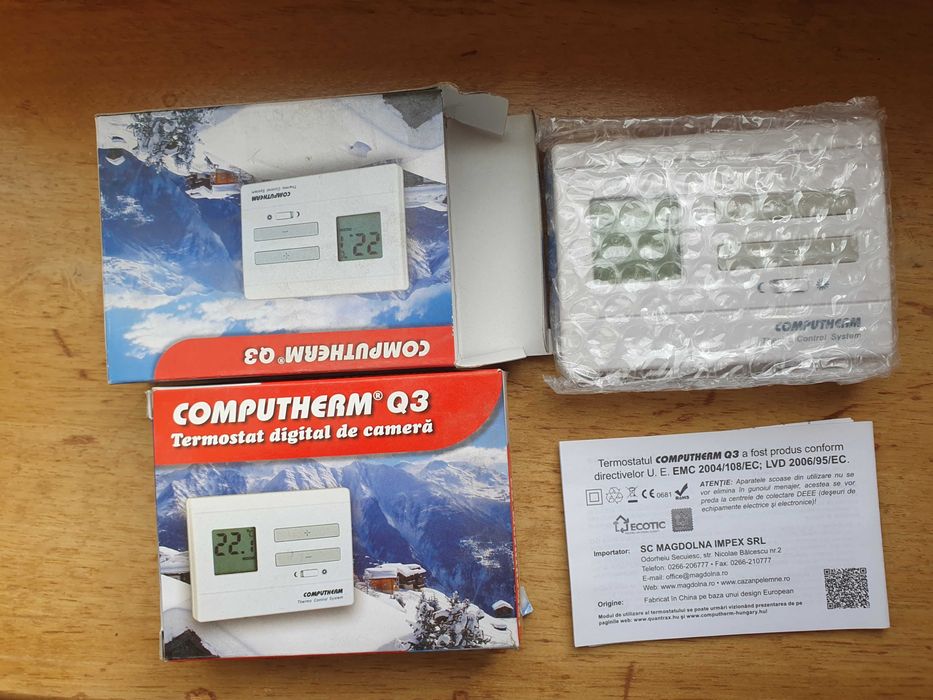 Computherm Q3 termostat cu fir - 2 bucati noi