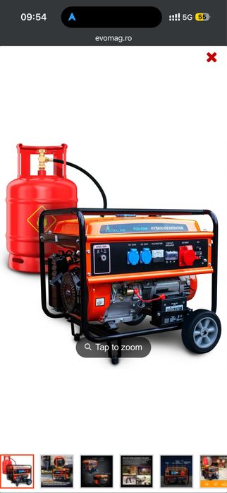 Generator curent hibrid, Extralink EGH Aggregate, 5.5kW, Trifazat