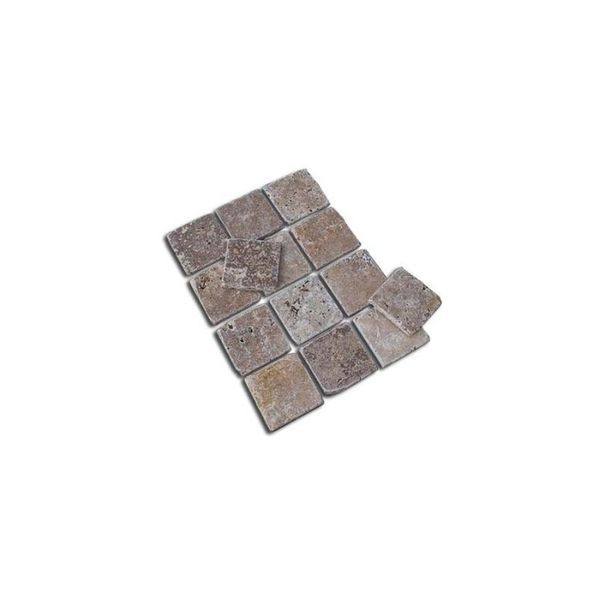 Travertin/piatra naturala interior/exterior/Travertin Gea 10x10x1 cm