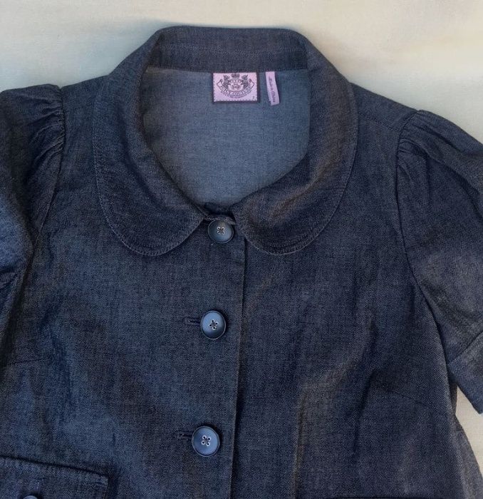 JUICY COUTURE Blazer/Jacheta Denim Chic Navy Bumbac Oferta 1+1