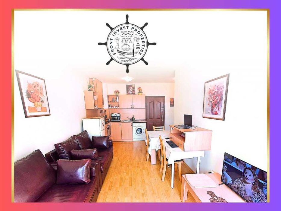 Двустаен апартамент в комплекс „Панорама Бей 1“, Свети Влас