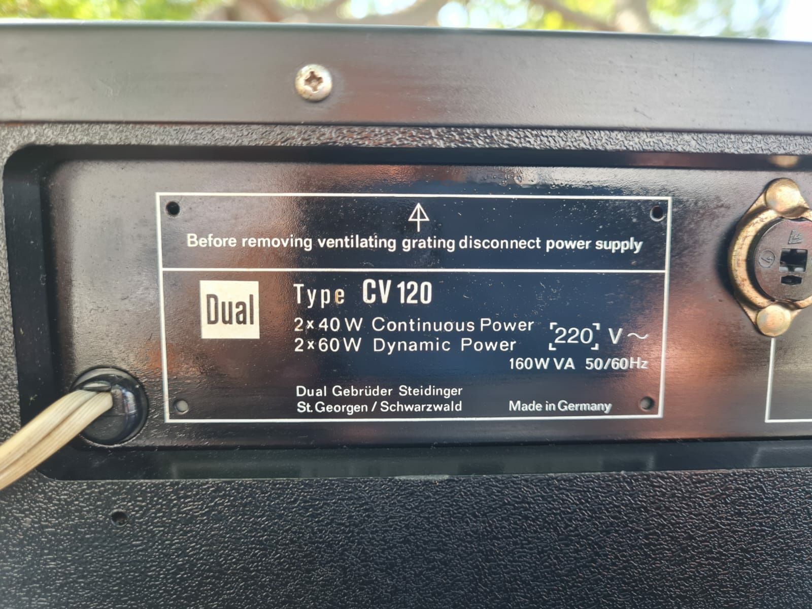 Amplificator Dual CV120