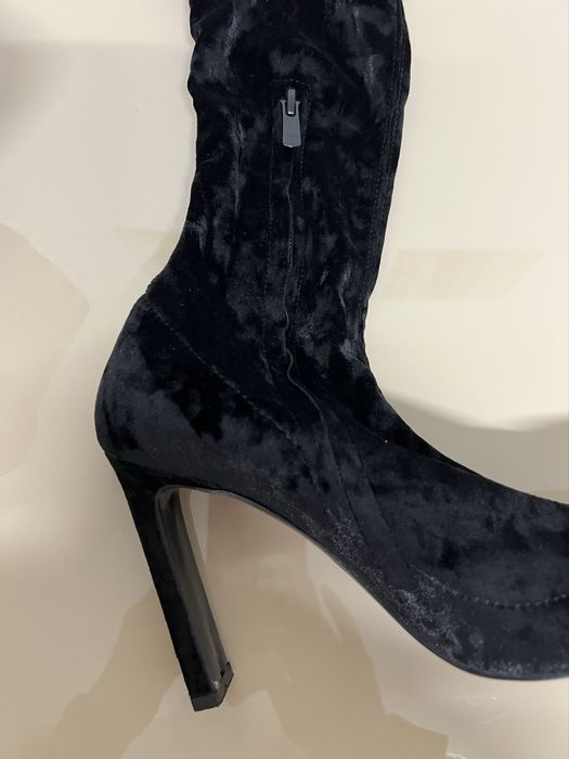 Cizme lungi peste genunchi, Il Paso, 36, din catifea elastica