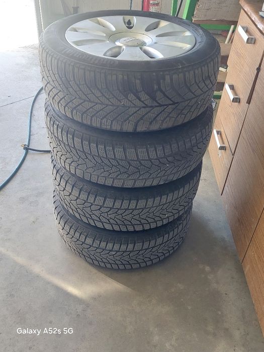 jante aliaj R16 cu anvelope iarna 80 la 205 60 R 16  % 100 bune