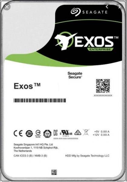 Твърд диск, Seagate Exos X18 16TB