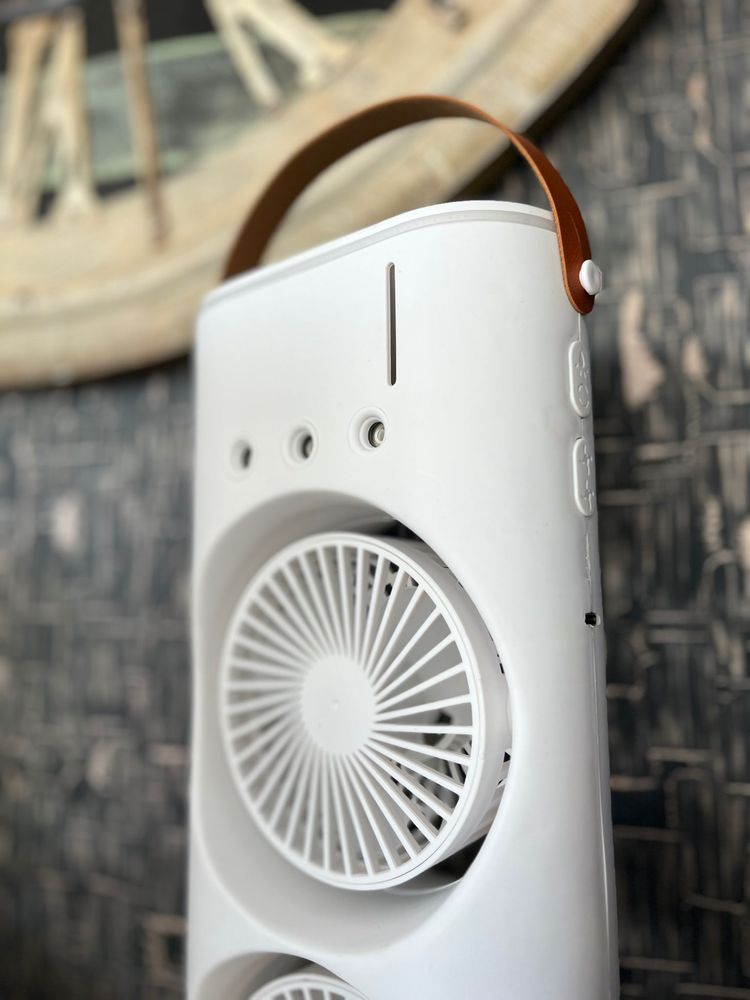 Ventilator portabil 3 în 1 – răcire, umidificare, LED Nou