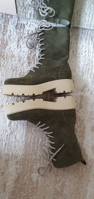 Cizme damă piele întoarsă