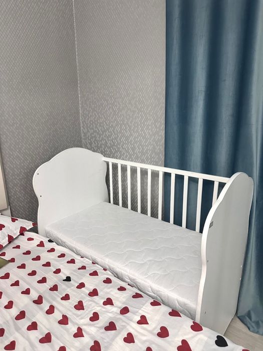 Детская манежница с матрасом