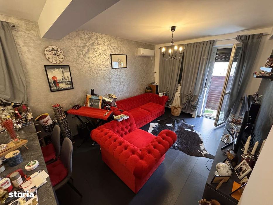 Popesti Leordeni,Str. Solstitiului. Apartament 2 Camere, Curte 50mp