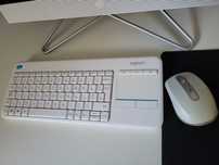 kit logitech k400 alba + mx anywhere 3 alb + un reciver unifying