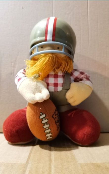 Jucarie păpușă pluș NFL American Football San Francisco 49ers Giants