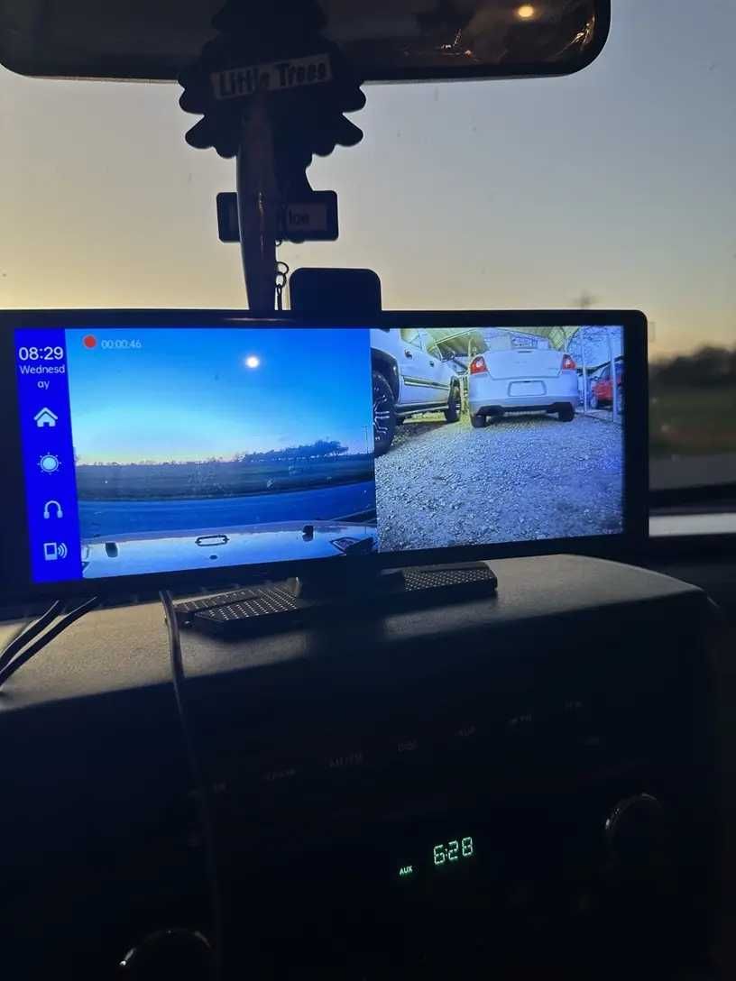 Мултимедия H605D-DVR CarPlay Android/iOS Auto 10.26" с 2 камери, DVR