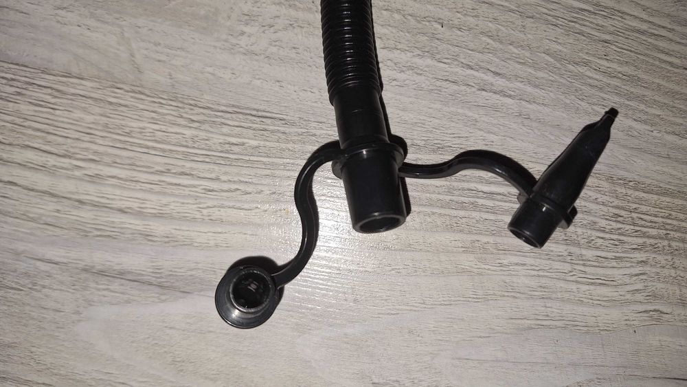 Pompa aer gonflabile, manuala, cu furtun + 3 adaptoare, 29cm