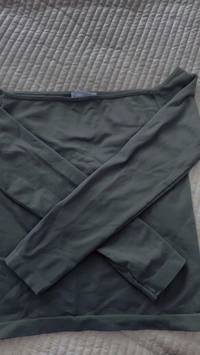 Зелена блуза ZARA – XS/S, носена веднъж