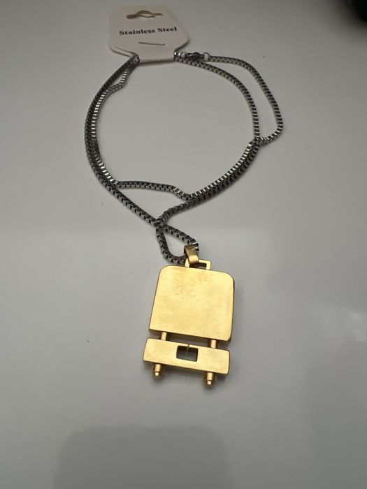 Medalion din inox cu bronz