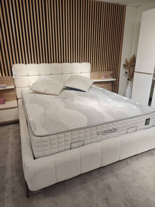 Ново тапицирано легло с матрак и подматрачна ракла 160х200