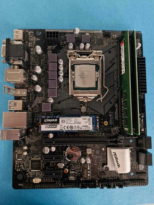 i5 10600 + asrock b460m + 16gb ddr4