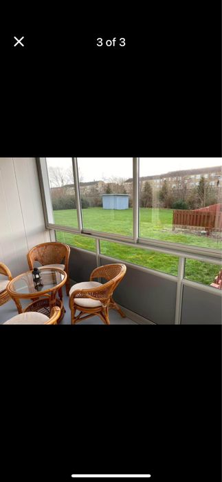 Комплект маса с четири стола за тераса