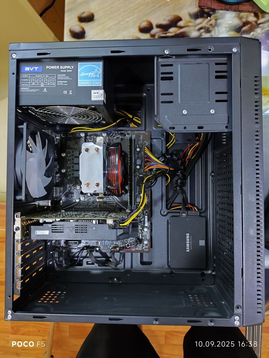 Шустрый игровой компьютер (кейс) i3 10100,SSD 1tb,,VideoDDR5