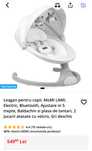 Leagăn electric pentru bebeluși MoMi LAMI
