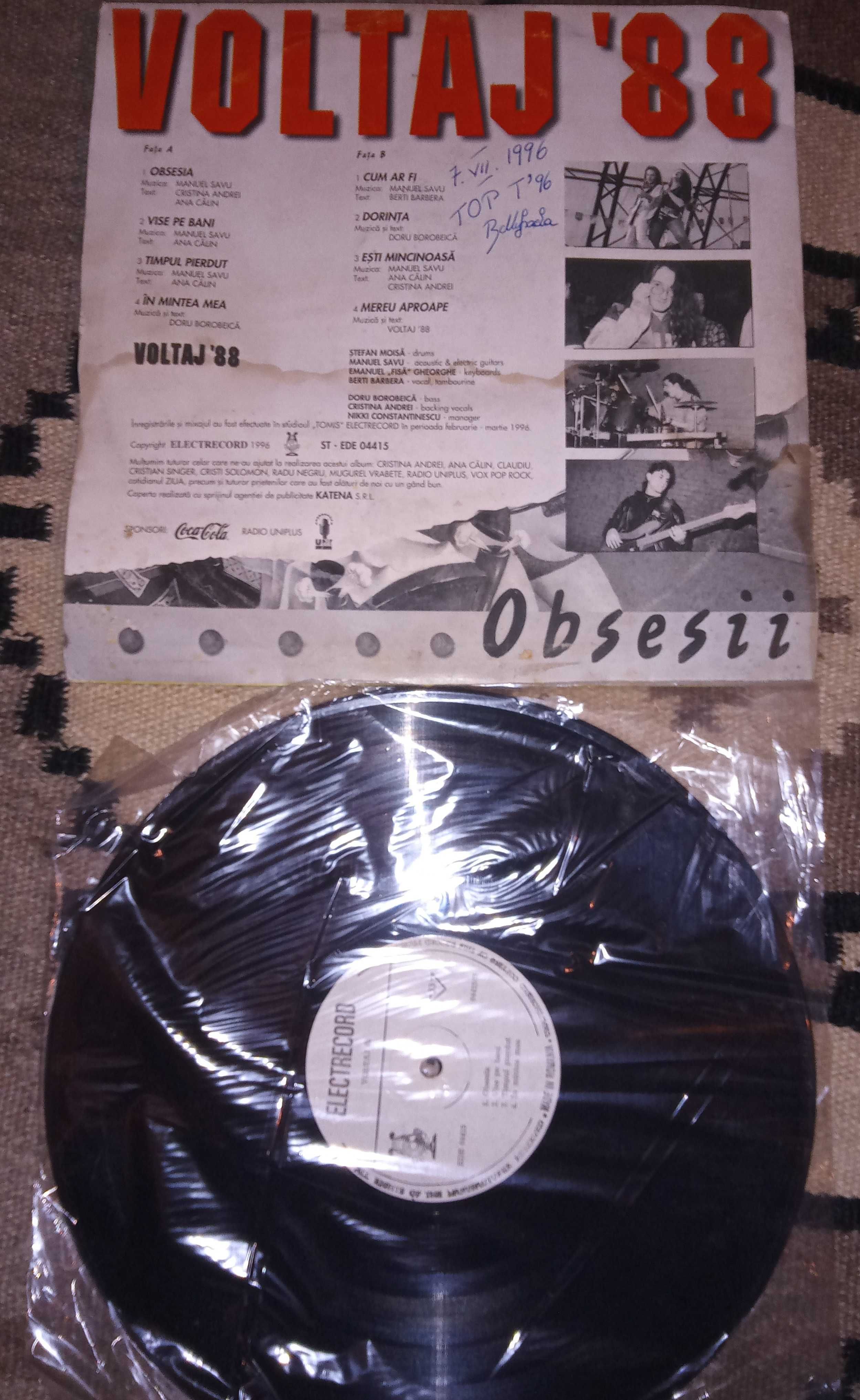 Vinil Voltaj '88 - Obsesii vinyl rock LP Electrecord