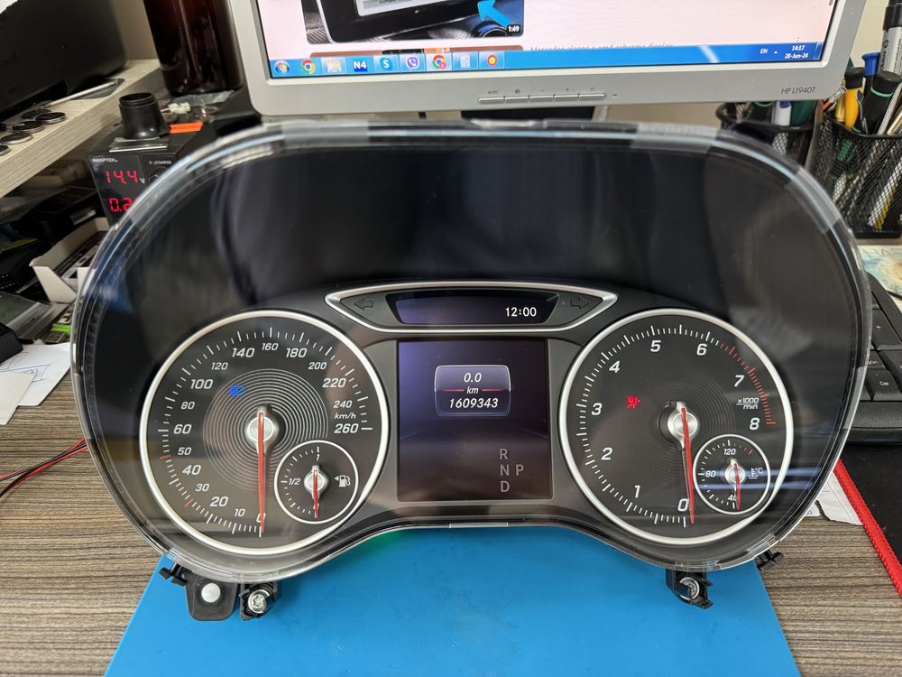 Километраж Мерцедес B class w246 с цветен дисплей