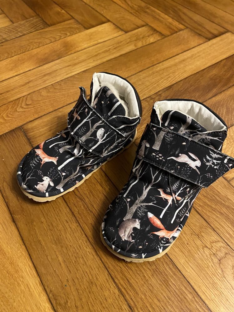 Pantofi si ghete barefoot Tiny Toes copii 24, 16 cm