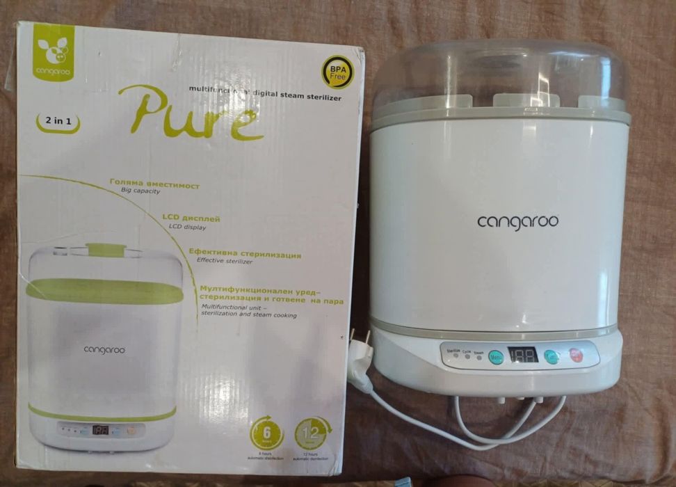 Дигитален парен стерилизатор 2в1