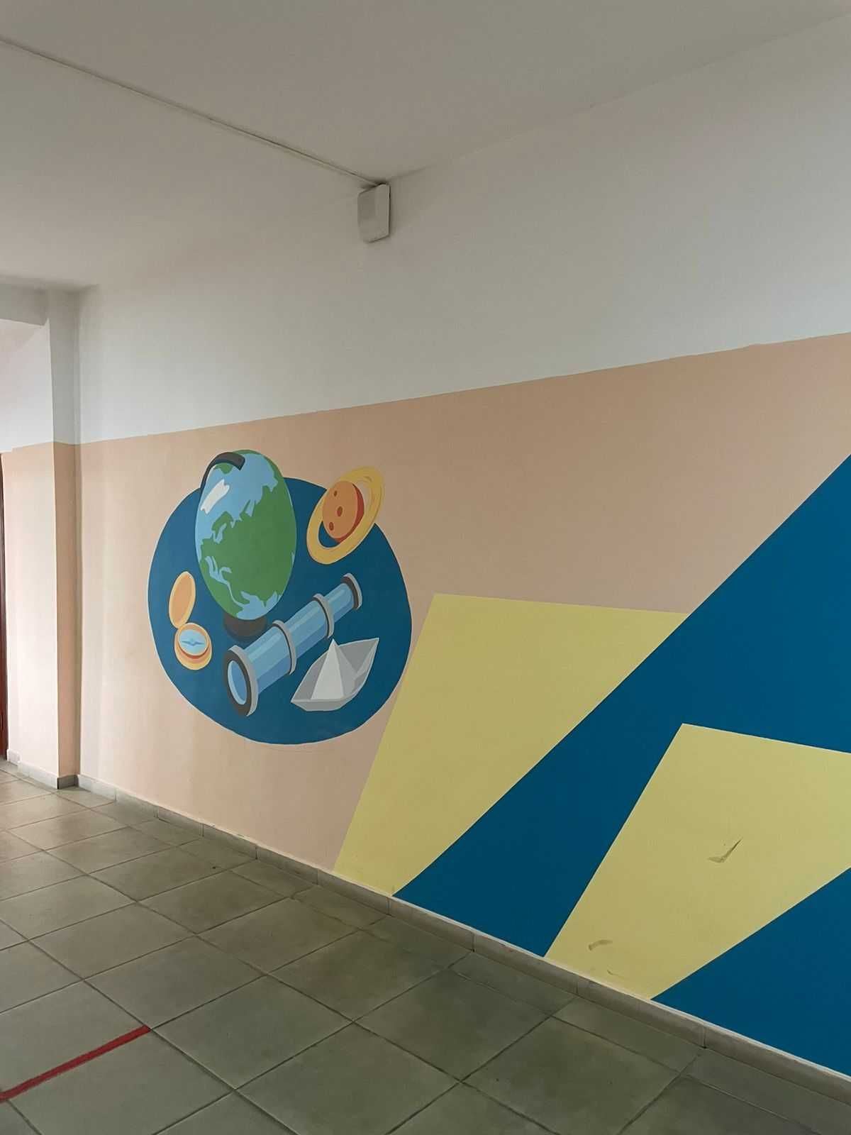 Роспись стен в Школах