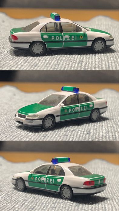 1:87 Herpa Polizei Opel Mercedes Vectra Astra Omega