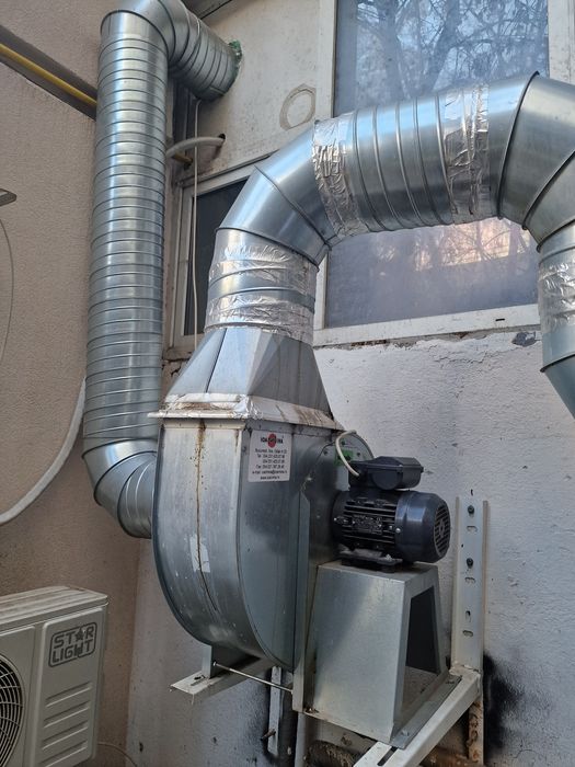 Hota, filru de carbune(centrala filtrare), motor exterior,gril