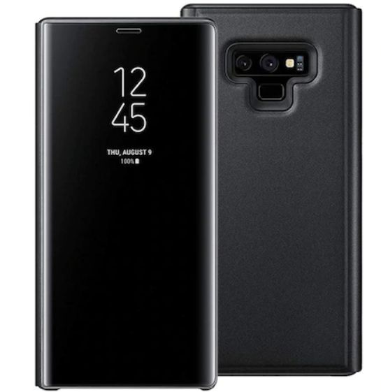 Husa de protectie Clear View Standing Samsung Galaxy Note 9 Black