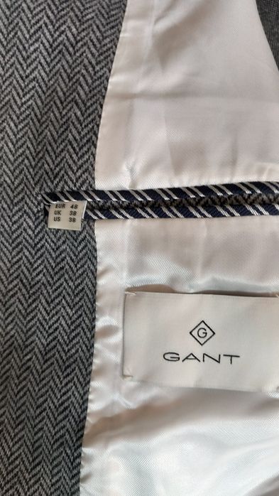 Ново Gant Herringbone мъжко сако/блейзър М/48