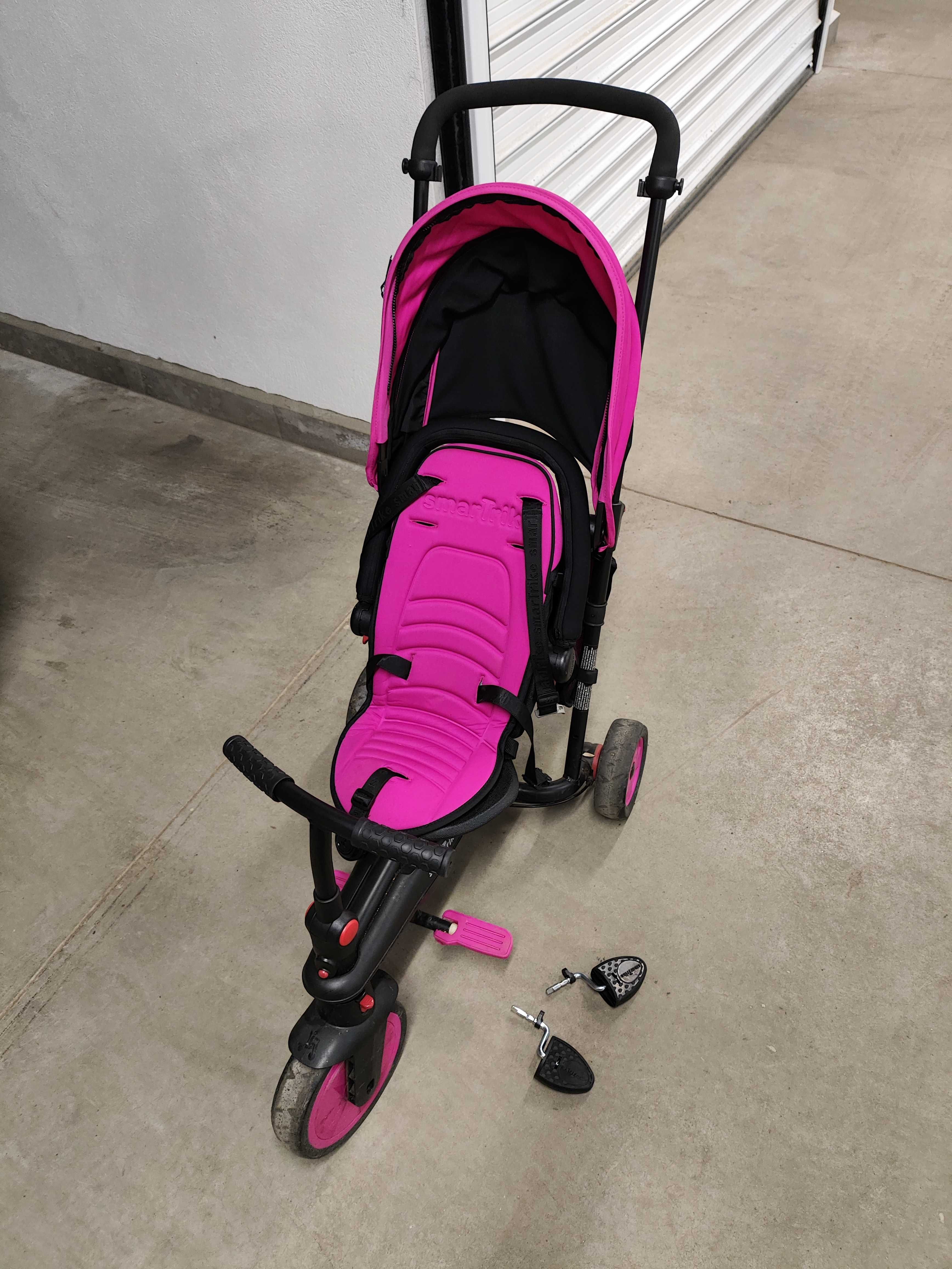 Сгъваема триколка 6-в-1 smarTrike STR3, розова