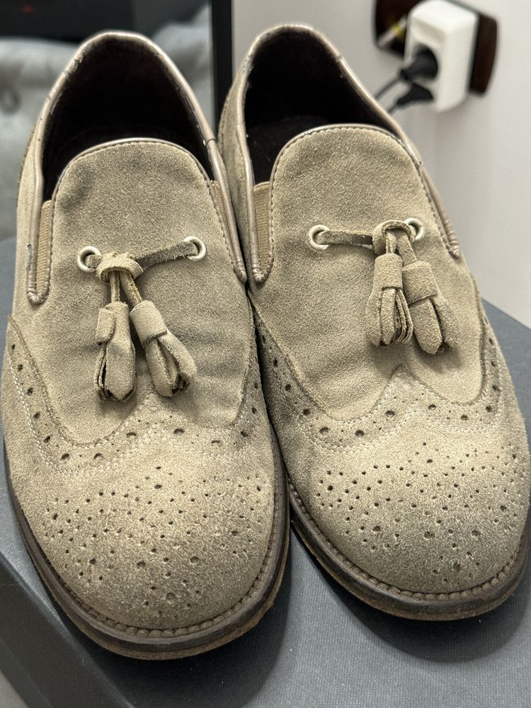 Mocasini piele intoarsa AT.P.CO