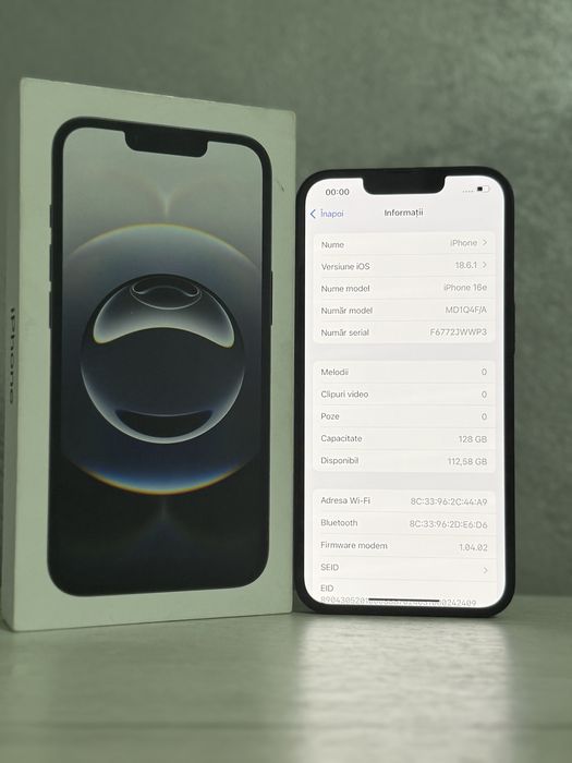 iPhone 16E  Pret 2250 lei