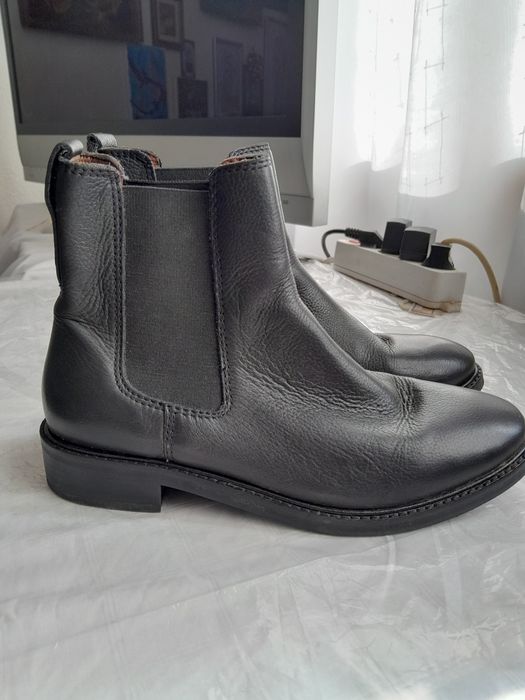 Къси боти,естествена кожа