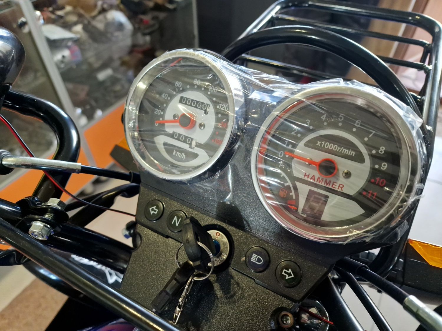 Мотоцикл Hammer HM200 с полным пакетом документов для постановки в ГАИ